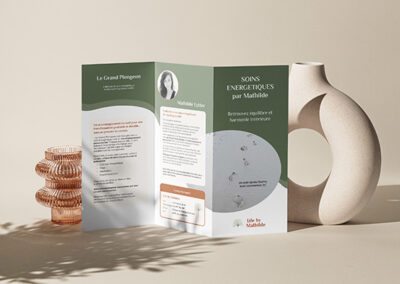 Life by Mathilde Brochure Design with Laure