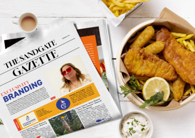 Stephanie Grace Studios - Mockup Newspaper