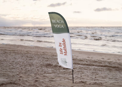 Life by Mathilde - Mockup Flag