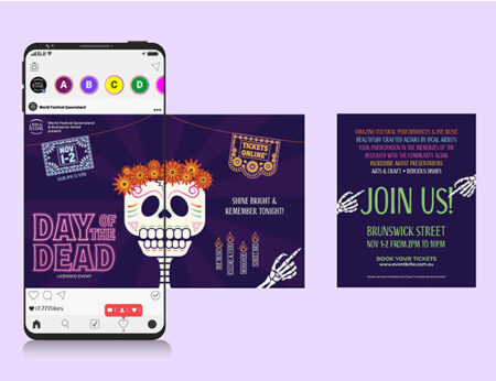 Day of the Dead Event - Instagram Mockup